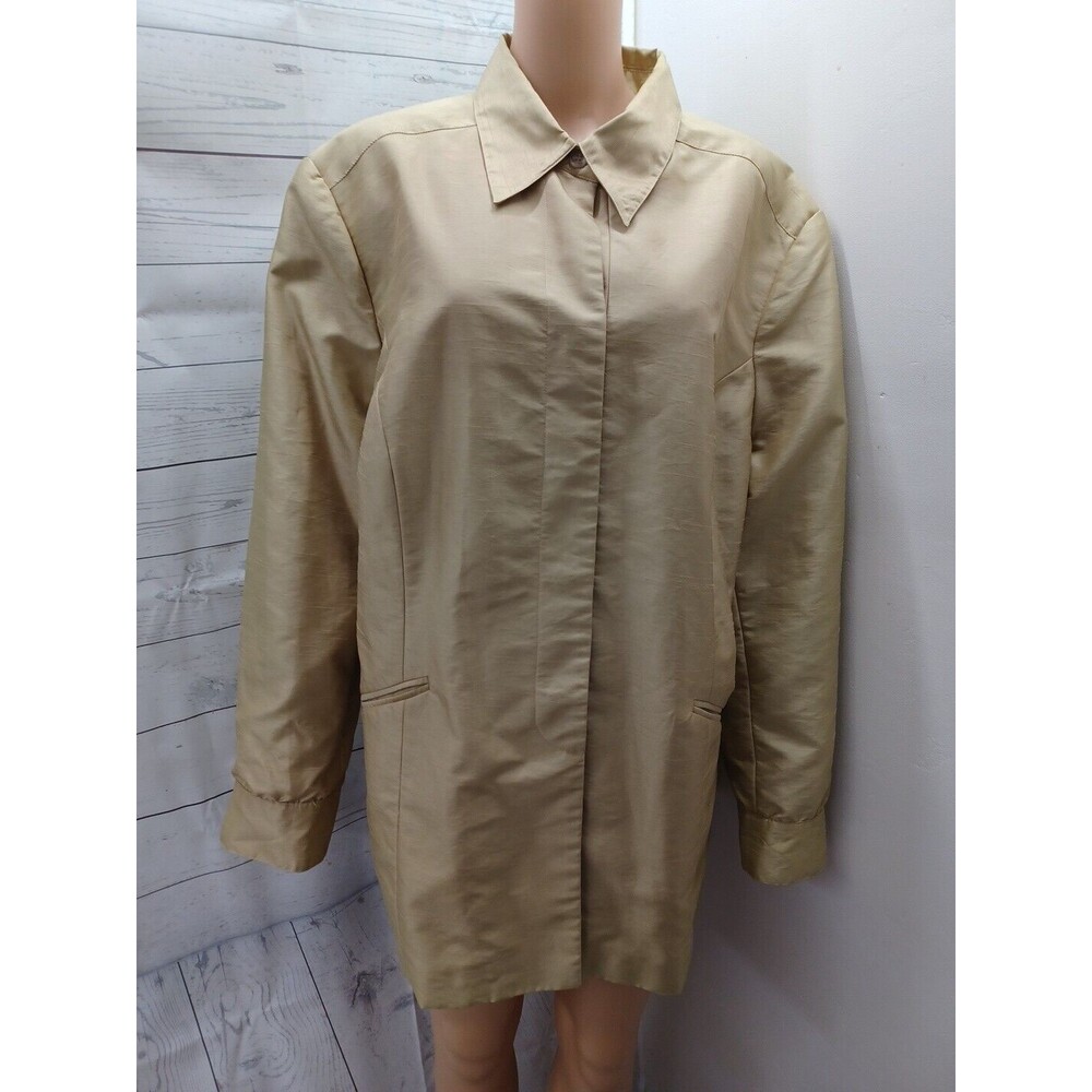 Jonathan Logan Blazer Suit Jacket Woman Sz 24W career lined Beige